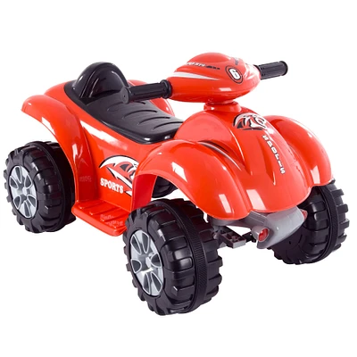 Toy Time Red Battery Powered Ride-On ATV Dinosaur Quad