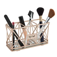 Home Details 3-Compartment Cosmetic Brush & Pencil Holder