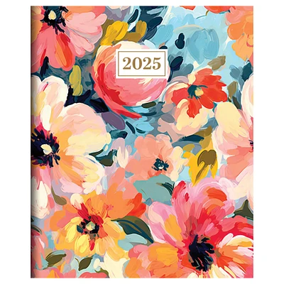 TF Publishing 2025 Impressionistic Flowers Large Monthly Planner