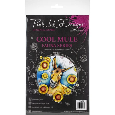 Pink Ink Designs® Cool Mule Clear Stamp Set
