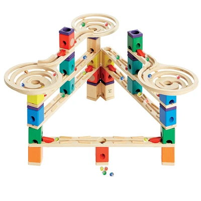 Hape Quadrilla Wooden Marble Run Construction Vertigo Set