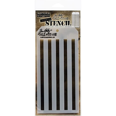 Stampers Anonymous Tim Holtz® Shifter Stripes Layered Stencil