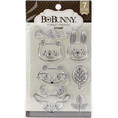 Bo Bunny® Forest Friends Clear Stamps