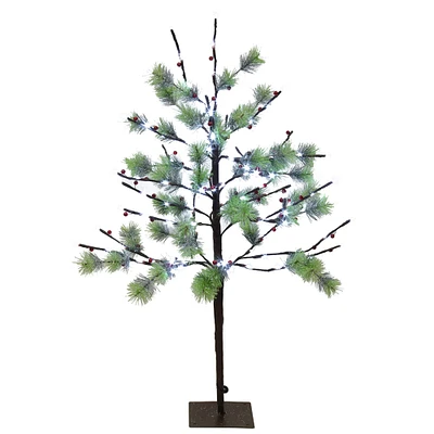 6 Pack: 3ft. Pre-Lit Twig Tree, White LED Twinkle Lights