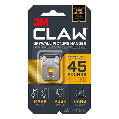 12 Pack: 3M CLAW™ 45lb. Drywall Picture Hanger