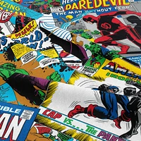 Marvel Comic Book Compilation Cotton Fabric