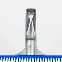 18" Blue Curved Swimming Pool Wall Brush