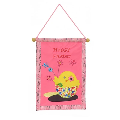 18'' Pink Happy Easter Banner