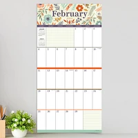 TF Publishing 2024 Big Grid-Floral Wall Calendar