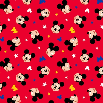 Disney® Mickey Head Toss Cotton Fabric