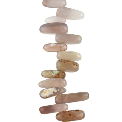 12 Pack: Natural Agate Chip Beads by Bead Landing™