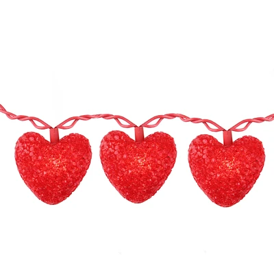 10ct. Red Heart String Light Set