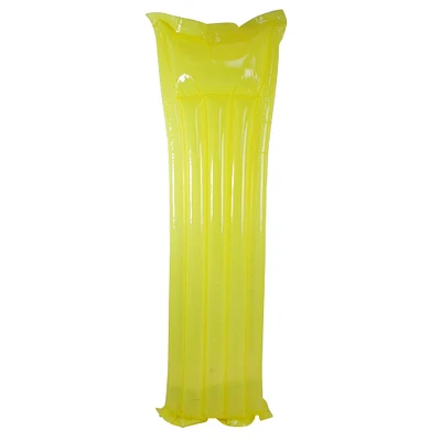 6ft. Inflatable Yellow Swimming Pool Air Mattress Float