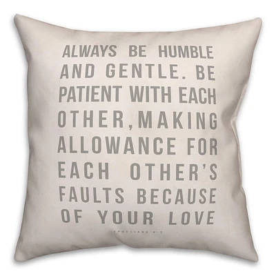 Always Be 18" x 18" Throw Pillow