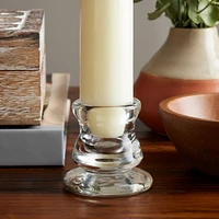 Ashland® Chunky Glass Taper Candle Holder