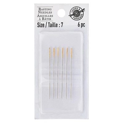 18 Packs: 6 ct. (108 total) Basting Needles by Loops & Threads™