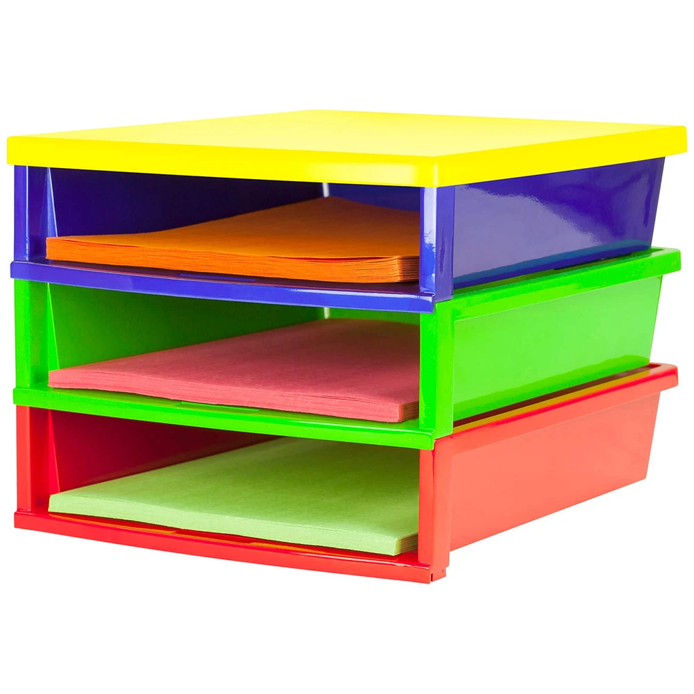 Storex Quick Stack Construction Paper Organizer