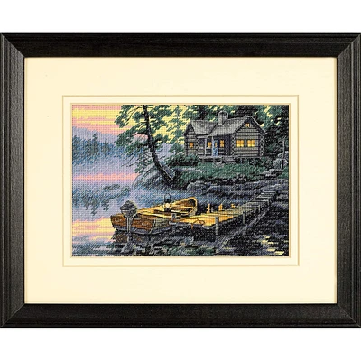Dimensions® Gold Petite Collection® Morning Lake Counted Cross Stitch Kit