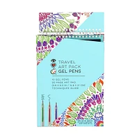 Bright Stripes Gel Pens Travel Art Pack