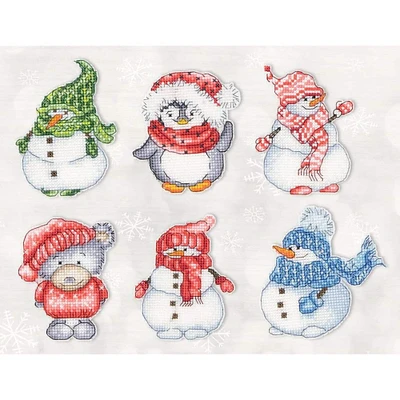 Luca-S Winter Toys Plastic Canvas Counted Cross Stitch Kit