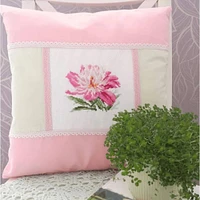 Alisa Pink Peony Cross Stitch Kit