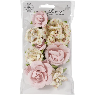 Prima® My Sweet Collection Friends Always Mulberry Paper Flowers