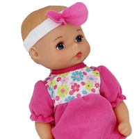 Goldberger Baby's First® Classic Baby Softina™ 11" Baby Doll with Floral Jumper