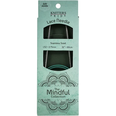 Knitter's Pride 32" Mindful Fixed Lace Circular Knitting Needles