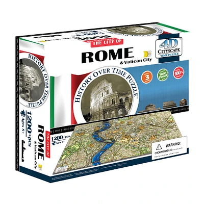 4D™ Cityscape Rome, Italy History Over Time Puzzle™