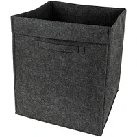 Sammy & Lou® Charcoal Gray Felt Bin Hamper