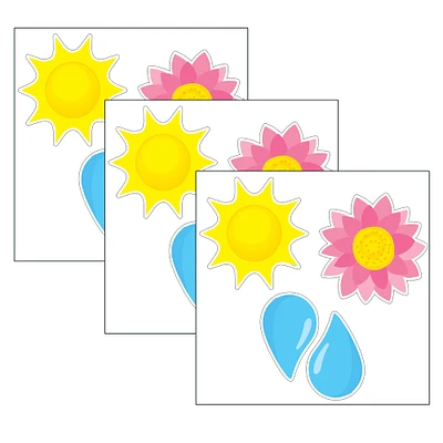 Creative Teaching Press® Sunny Blooms 6" Designer Cut-Outs, 3 Packs of 36