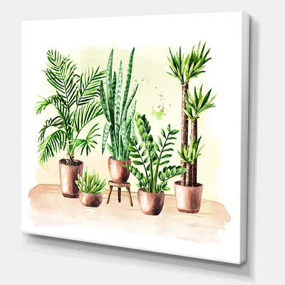 Designart - Indoor Green Home House Plants I