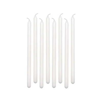 5" Tall White Taper Birthday Candles