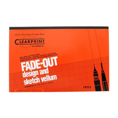 Clearprint™ Fade-Out® Design & Sketch Vellum Pad