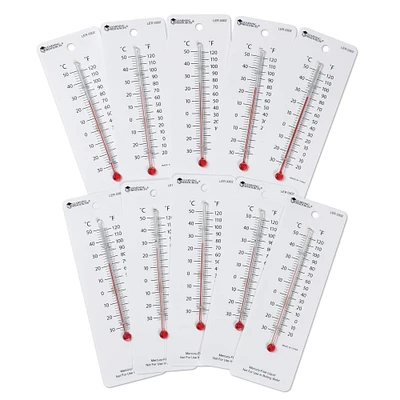 Learning Resources Student Thermometers, 10ct.