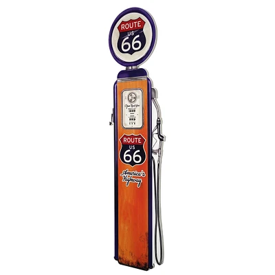 American Art Décor™ 60.5" Licensed Route 66 Gas Pump Plaque Wall Décor