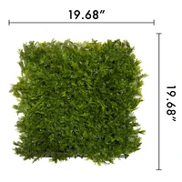 20" Fern Style Plant Living Wall Panels, 4ct.