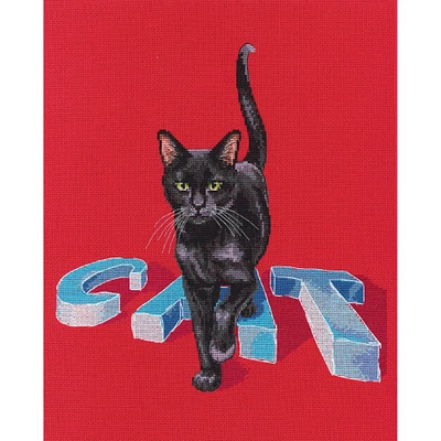 RTO Cat Counted Cross Stitch Kit