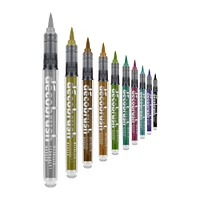 6 Pack: Karin DécoBrush 10 Color Metallic Marker Set