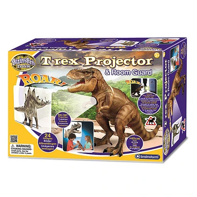 Brainstorm Toys T Rex Projector & Room Guard With 24 Images