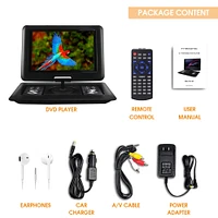 Trexonic 14.1" Portable DVD Player with Swivel LCD Screen