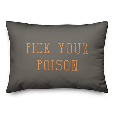 Pick Your Poison Throw Pillow