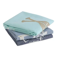 DII® Lakeside Embellished Dishtowel Set