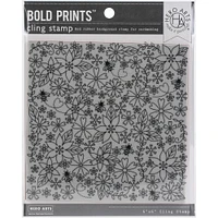 Hero Arts® Bold Prints™ Bees & Flowers Cling Stamp