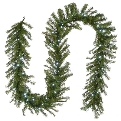 9ft. Cool White LED Memory-Shape® Norwood Fir Garland