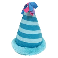 fouFIT Birthday Hat Crinkle Plush Dog Toy