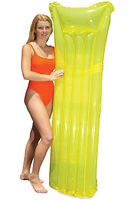 6ft. Inflatable Yellow Swimming Pool Air Mattress Float