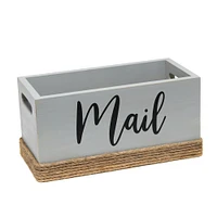 Elegant Designs Mail Script Mail Holder with Handles