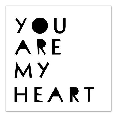 You Are My Heart Canvas Wall Art