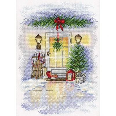 Christmas Door Cross Stitch Kit